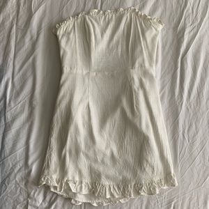 Sabo Skirt white ruffle dress